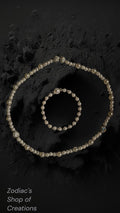 Beaded Necklace and Bracelet Set